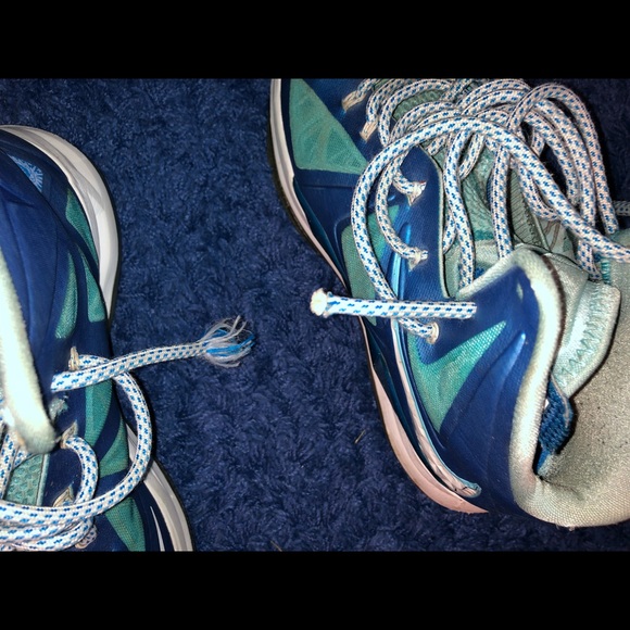 Nike Lebron 10 “Blue Diamond” Size 9 - Picture 6 of 7